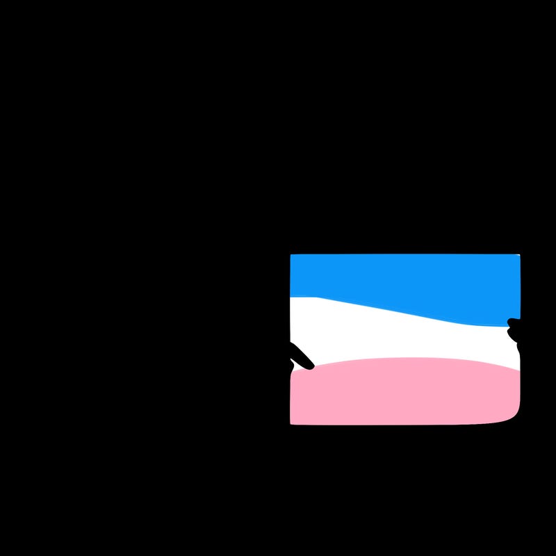 realistic pretty girl holding blank sign