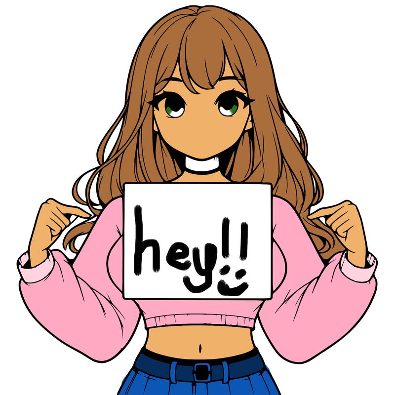 girl holding a blank sign in a long sleeve crop top