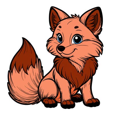 realistic fox