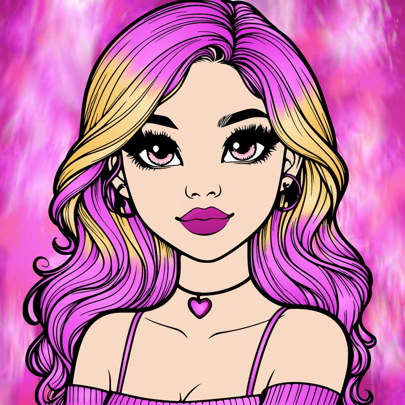 realistic pretty girl