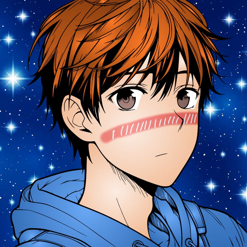 realistic anime teen boy