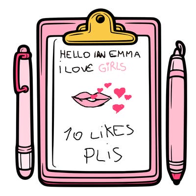 blank clip board with pen