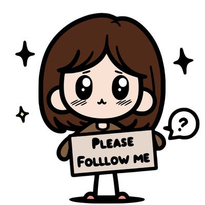 please follow me
