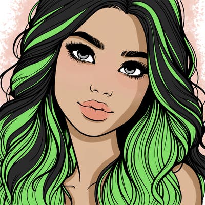 beautiful realistic girl