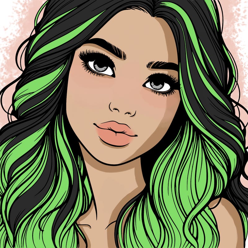 beautiful realistic girl