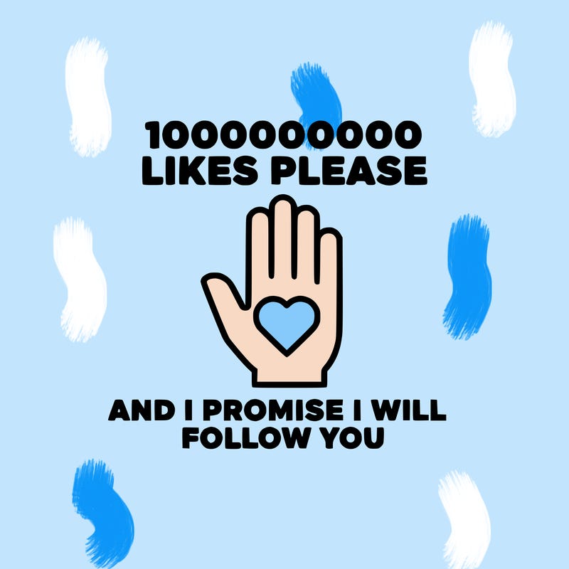 100000000000 likes please and i promise i will follow you