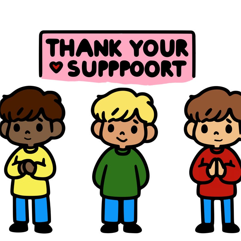 thank you for your support