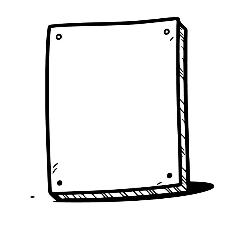 plain pice of papper