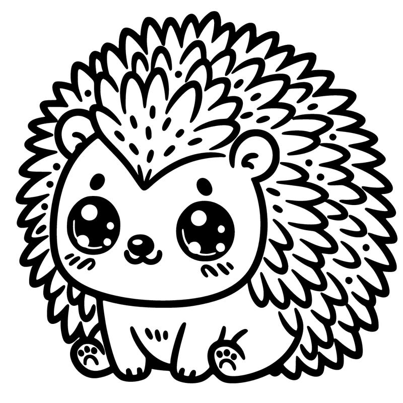 cute little hedgehog