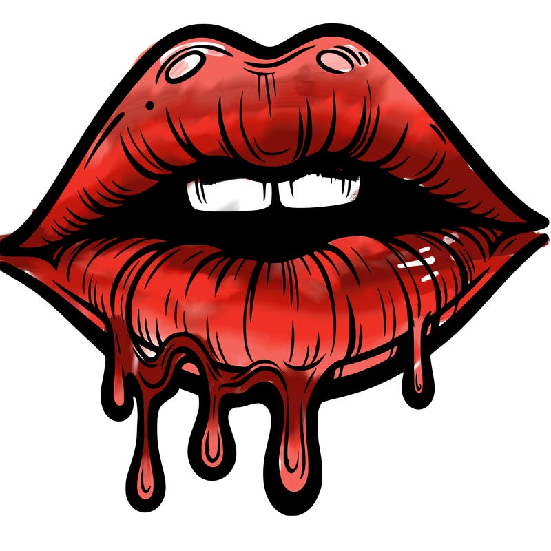 lips that look realistic and drip