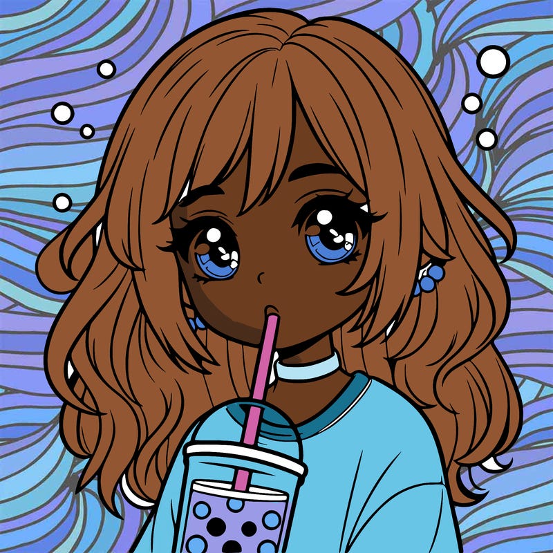 girl with boba