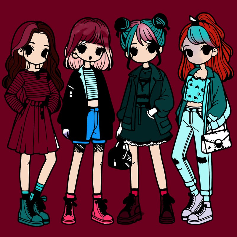 girls with fashion