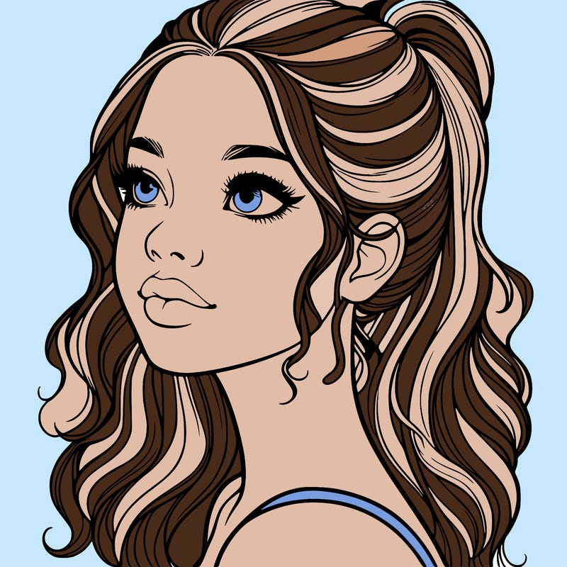 beautiful realistic girl