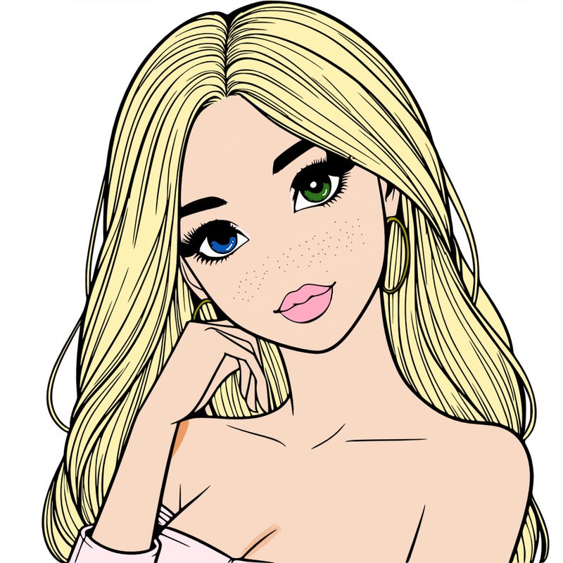 beautiful realistic girl