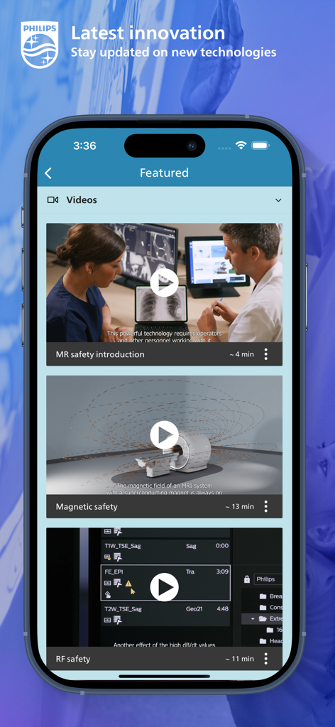 Philips MR Learning - Medical App | MWM