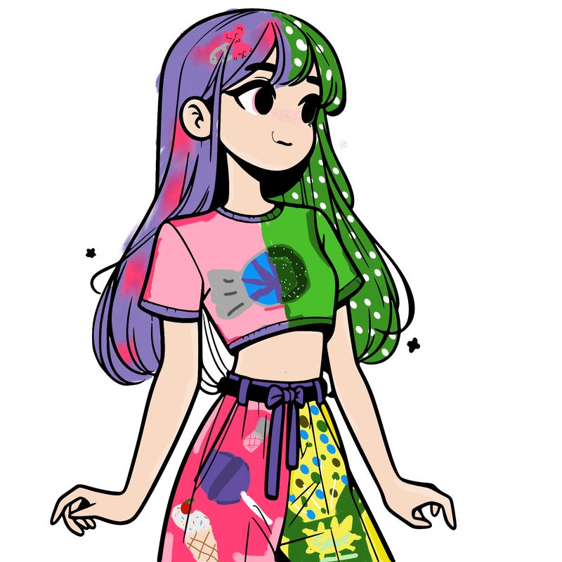 girl in a cute crop top