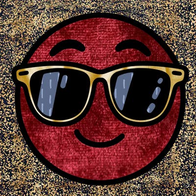 emoji with sunglasses