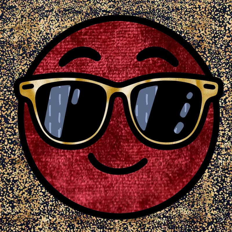 emoji with sunglasses