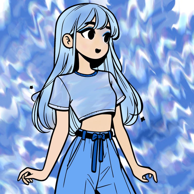 girl in a cute crop top