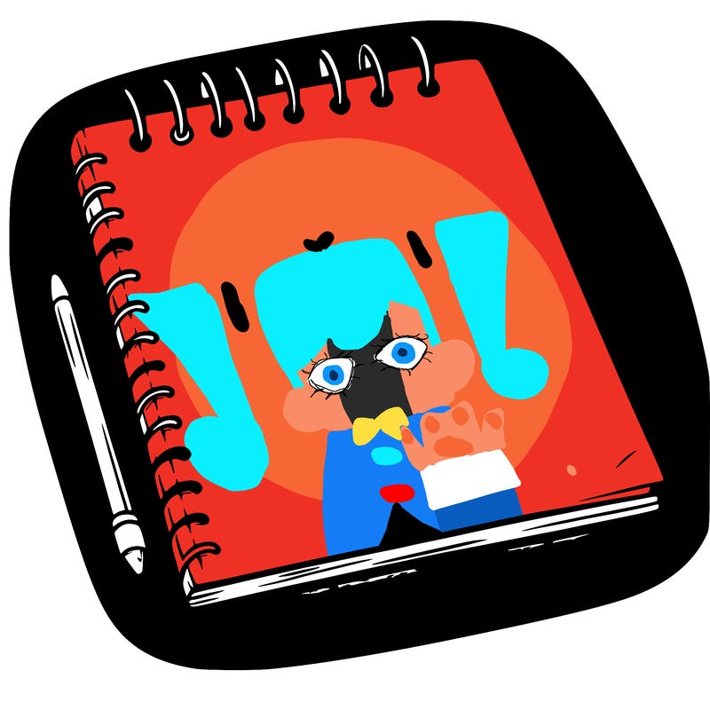 a blank sketch pad