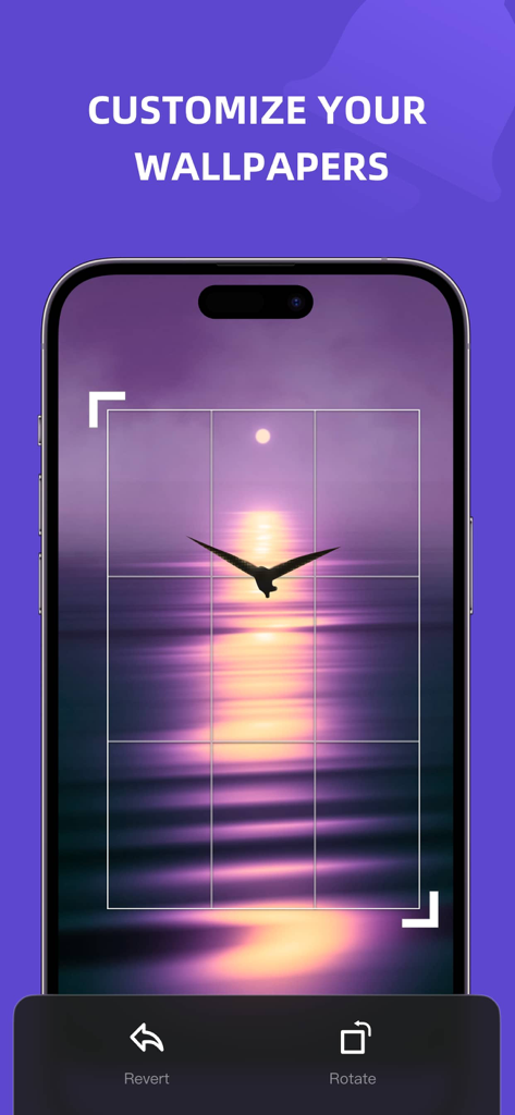 ZEGE Ringtones And Wallpaper ™ - Interface of the ZEGE app showing wallpaper customization and editing tools on a smartphone