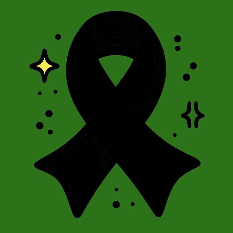 ribbon symbol of national breast cancer awareness month