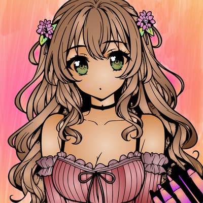 anime beautiful girl