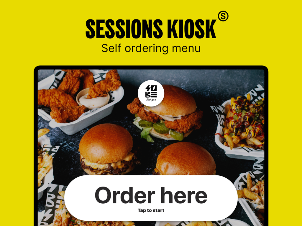 Sessions Serve Kiosk - Food & Drink App | MWM