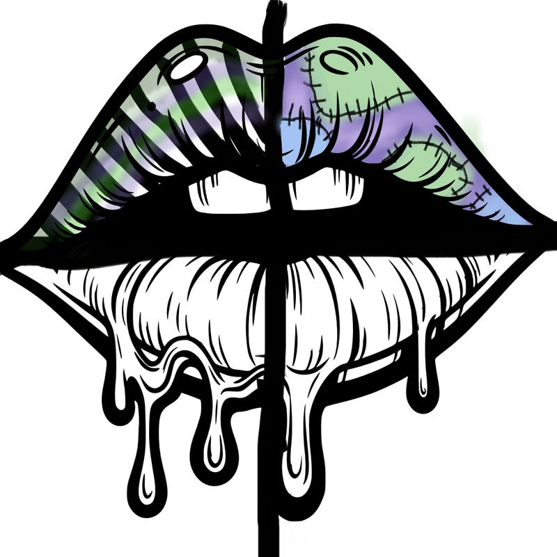 lips that look realistic and drip