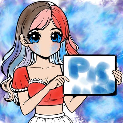 realistic pretty girl holding blank sign