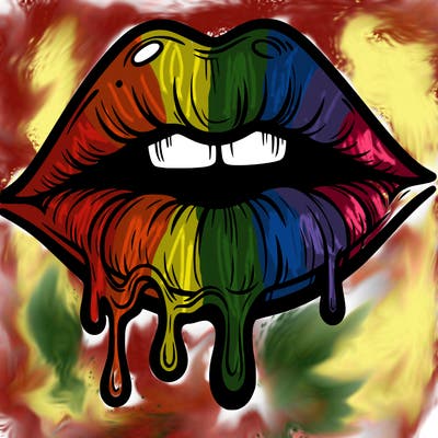 lips that look realistic and drip