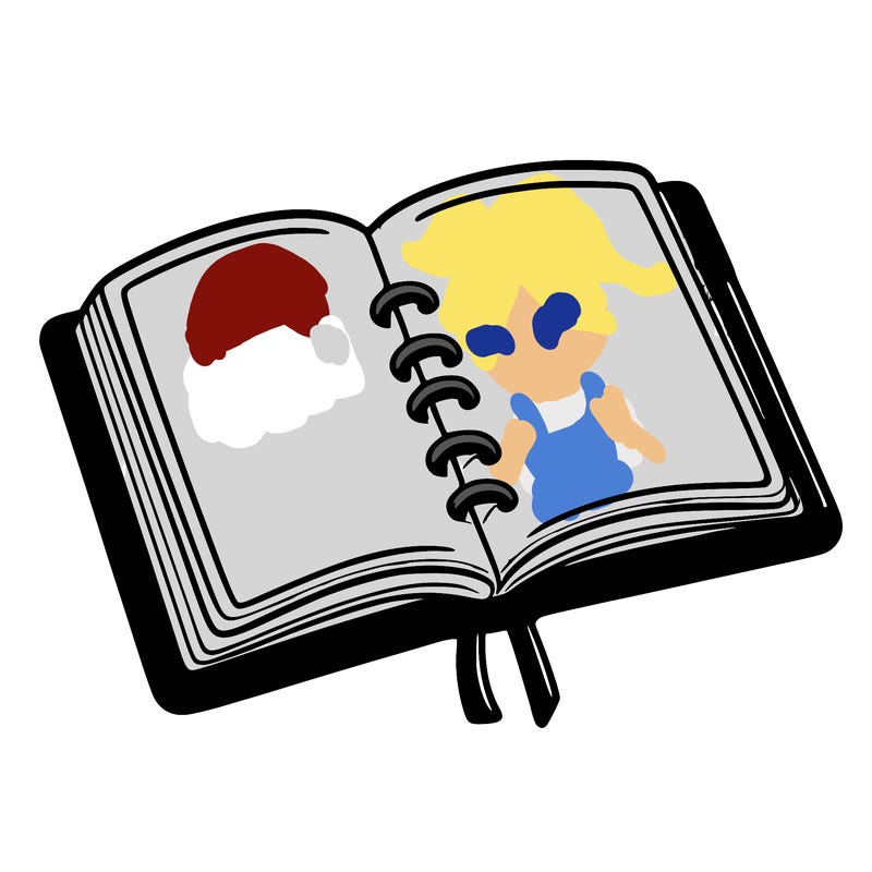 open note book blank