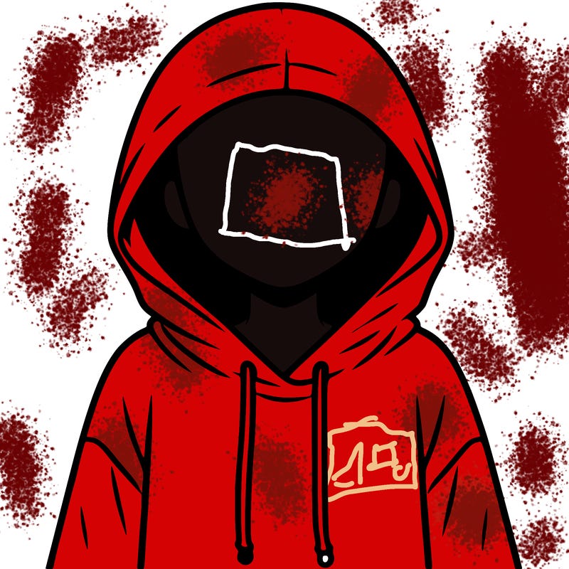 faceless girl in hoodie