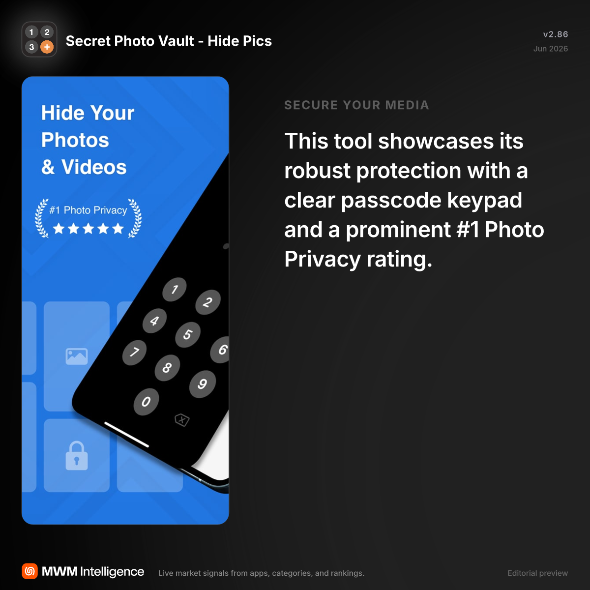 Secret Photo Vault - Hide Pics - Photo & Video App | MWM