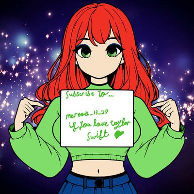 girl holding a blank sign in a long sleeve crop top