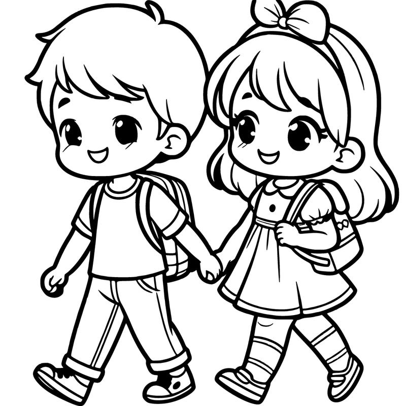 girl going out with boy