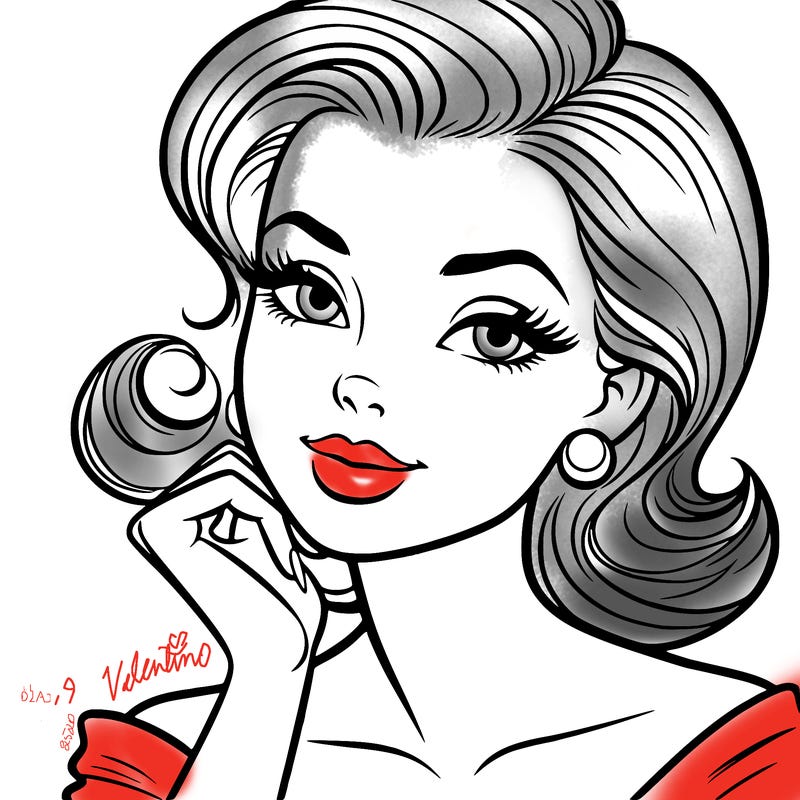 beautiful woman 1950’s style