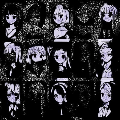 girls that look diffrent anime