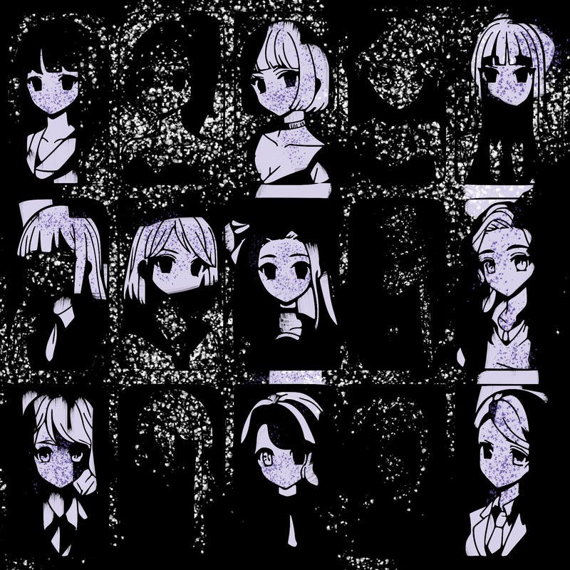 girls that look diffrent anime