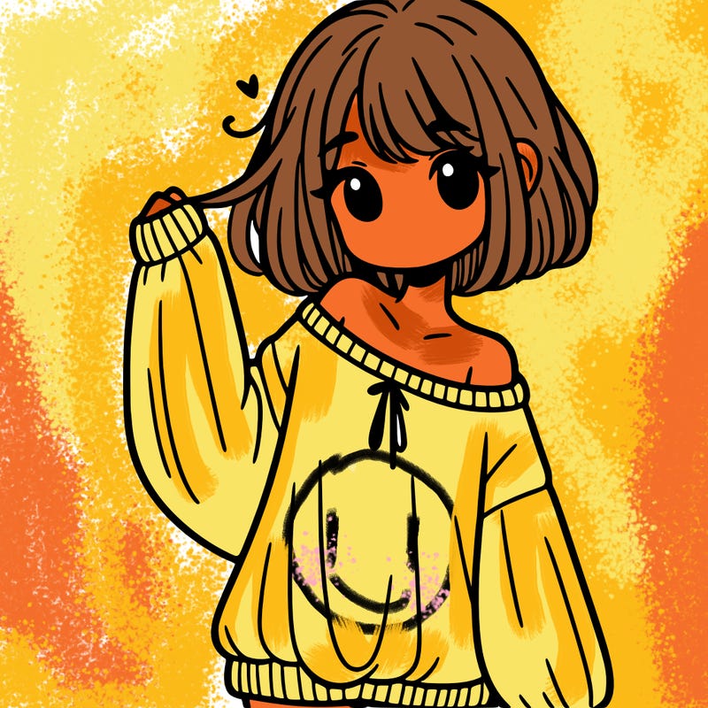 girl in baggy sweater hanging off her shoulder