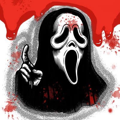 realistic ghostface horror