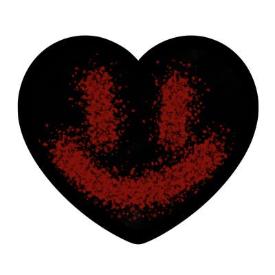 a blank heart