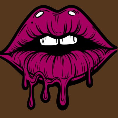 lips that look realistic and drip