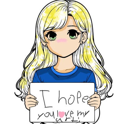 realistic girl holding a sign