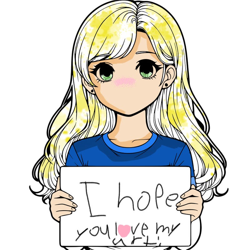 realistic girl holding a sign