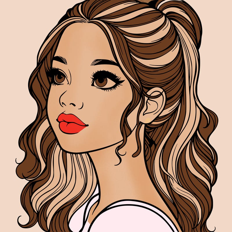 beautiful realistic girl