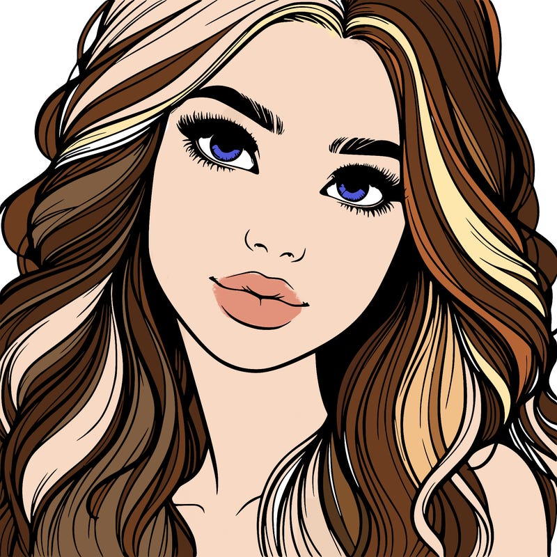 beautiful realistic girl