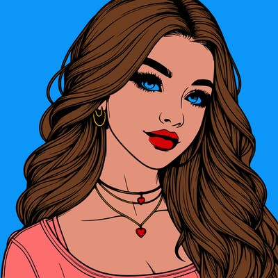 detailed realistic girl