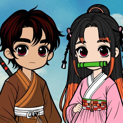 tanjiro and nezuko