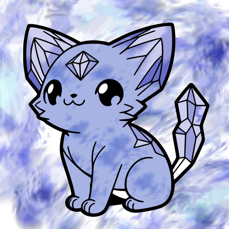 crystal kitten